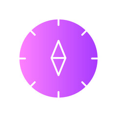 compass gradient icon