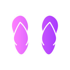 slipper gradient icon