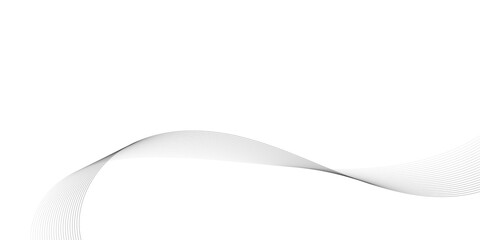 Beautiful abstract wavy wires on a white background. White abstract background with flowing lines wave. vector illustration. 
