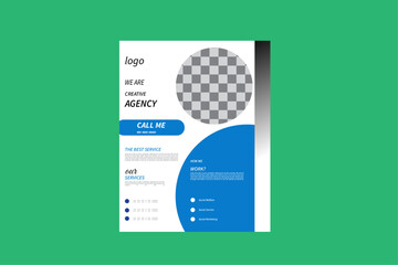 business flyer leaflet cover presentation bright color printready modern design