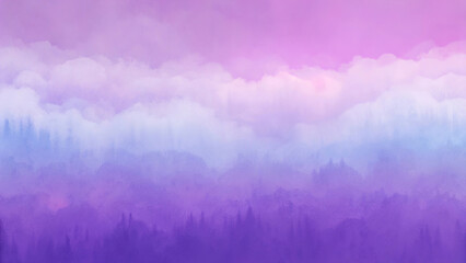 Obraz premium Lavender Mist Pale Lilac Fading into Icy Purple with a Soft Gradient