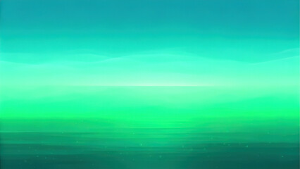 Fototapeta premium Neon Green Fading into Bold Aqua with an Intense Gradient