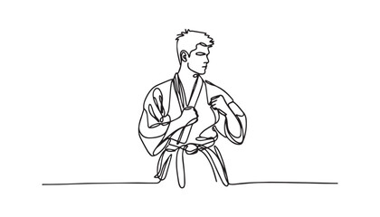 sketch of a man line art