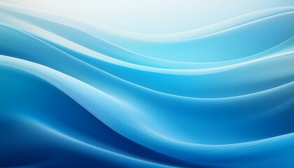 Abstract blue waves. Serene, flowing design.