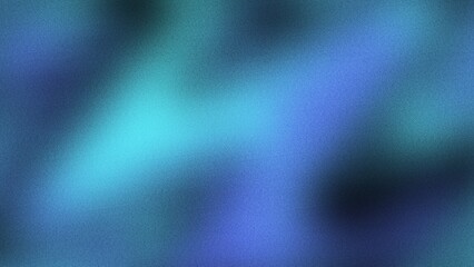 Luxury abstract background of neon teal blue gradient with noise texture