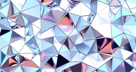 abstract holographic triangle geometry background
