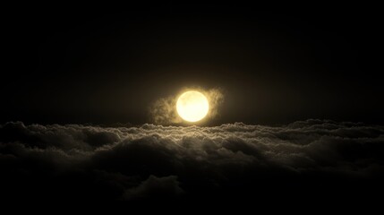 A graphic of dark clouds parting to reveal a shining sun, symbolizing hope and resilience.