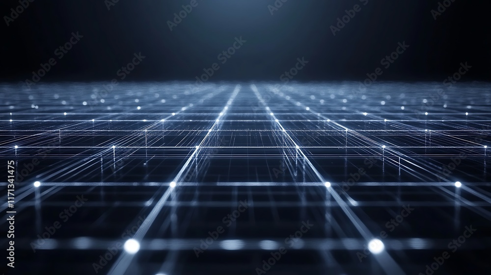Poster Abstract Grid Network Digital Data Visualization