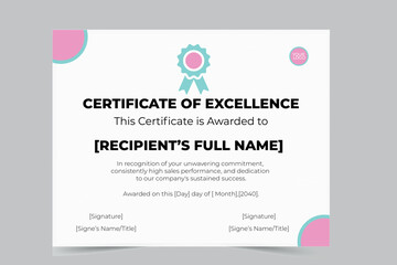 Innovative and Artistic Certificate Design