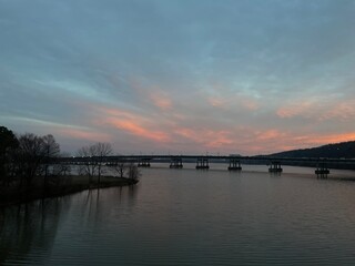 Fototapeta premium Bridge at Sunset