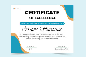 Innovative and Artistic Certificate Design