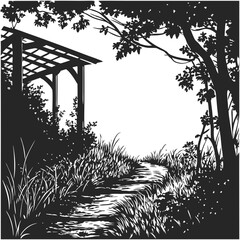 bridge in the forest