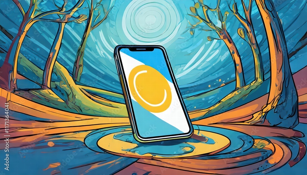 Poster highquality smartphone mockup versatile handy and cellphone template for generative ai projects perf