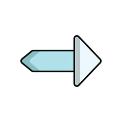 Arrow Right vector icon