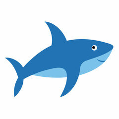 shark silhouette vector illustrator