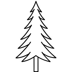 pine silhouette vector illustrator