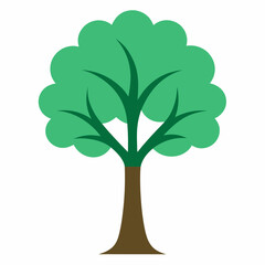 tree silhouette vector illustrator 