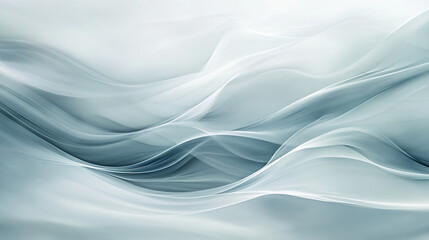 Obraz premium Subtle white chiffon texture with a soft and flowy feel, Elegant abstract white background with subtle flowing texture and glowing design element