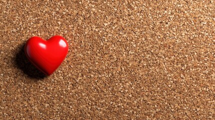 Valentine's love notes displayed on corkboard intimate setting personal content warm ambiance creative viewpoint