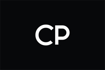 CP Letter Logo, CP logo, C logo, P logo, Monogram logo, CP Monogram logo