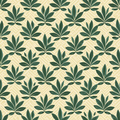 Tropical Leaf Pattern, Seamless Design - Tropical/Botanical Patterns