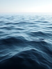 Fototapeta premium Calm ocean surface with gentle waves.