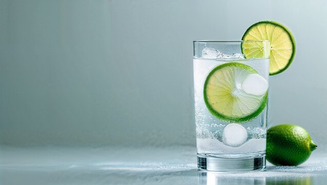 Acqua con ghiaccio e limone