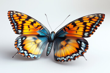 Fototapeta premium butterfly on white background