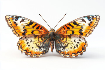 Naklejka premium butterfly on white background