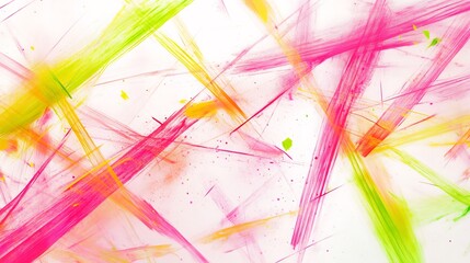 Obraz premium Abstract Colorful Strokes: A Vibrant Digital Painting