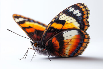 Naklejka premium butterfly on white background