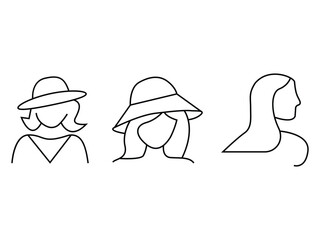 womens day one line art