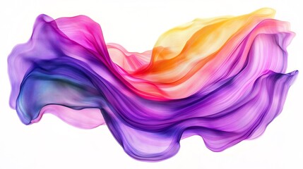 Abstract Colorful Swirling Fabric: A Symphony of Hues