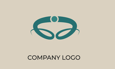 Modern Abstract Logo Design with Sharp Angles
