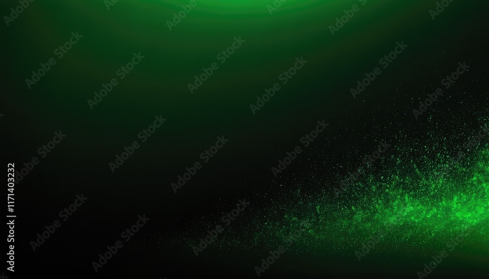 Poster green abstract sparkly background with soft waves and sparkles neon soft futuristic banner 6