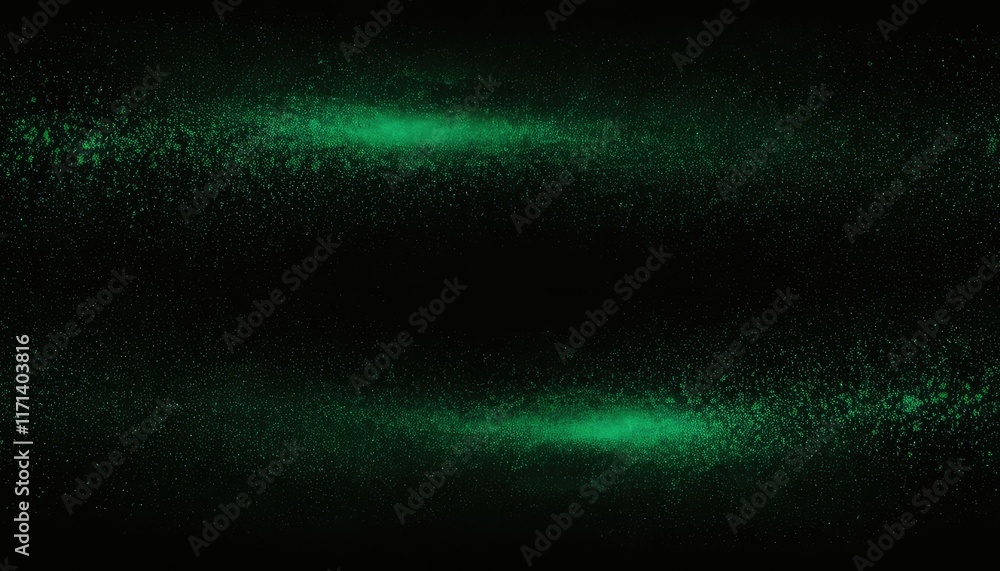 Poster green abstract sparkly background with soft waves and sparkles neon soft futuristic banner 1