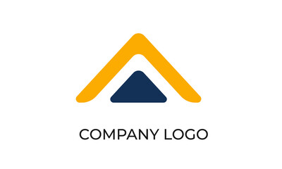 abstract triangle logo