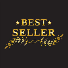 Best seller badge logo design. Best seller sticker label.eps10
