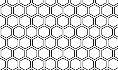 abstract black outline polygon pattern art suitable for background.