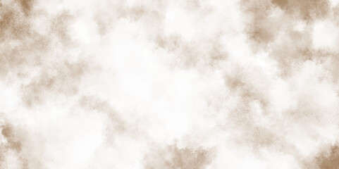 Abstract beige and light gray background with soft grainy texture, brown color powder explosion on white background, white Paper Texture background With watercolor.