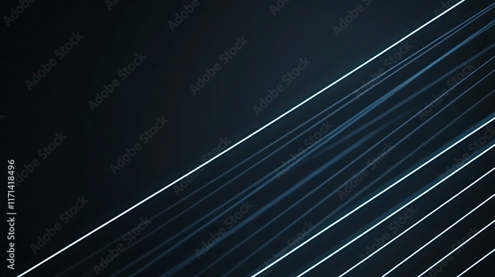Poster abstract diagonal lines dark background design