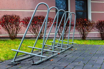 Bicycle parking: secure and convenient parking for bicycles, compact design, durable materials, suitable for urban spaces and public places.
