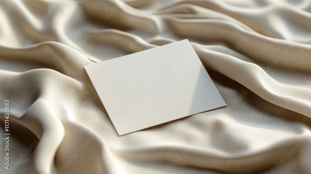 Poster soft textures and blank canvas create an inviting space for creativity and inspiration in a serene e