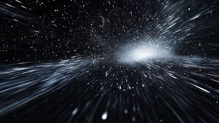 Hyperspace Journey: A Stellar Flight Through the Cosmos