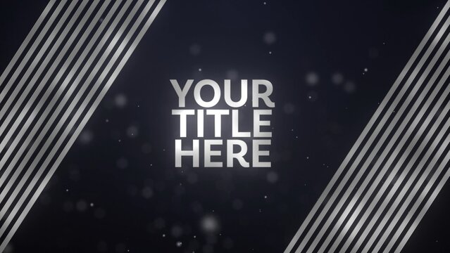 Modern Award Winning Silver Title Intro