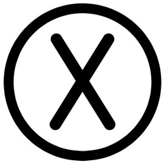 Letter of X, x, font of letter x, alphabet, letter, icon, sign, symbol, png