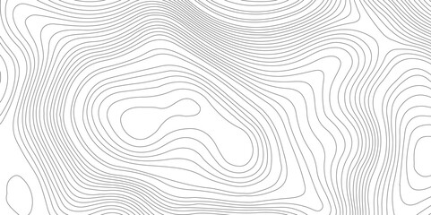 Abstract topographic contours map background, Vector contour topographic map background. Topography and geography map grid abstract backdrop, Modern design with White background.