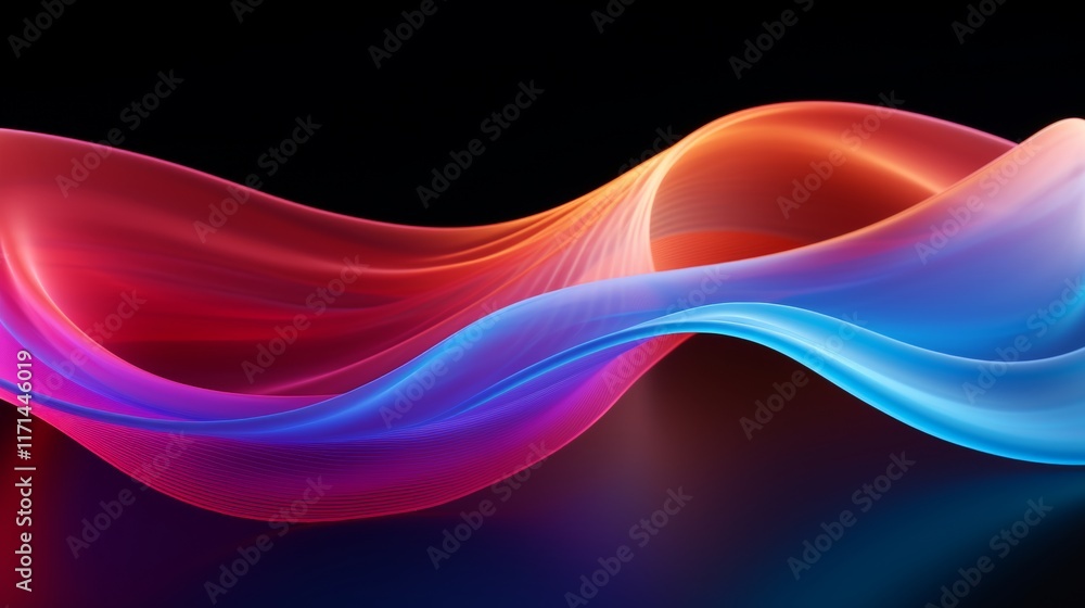 Poster captivating dance of flickering light on a dark canvas creating a mesmerizing movement effect