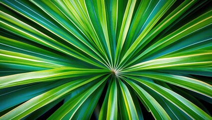 Obraz premium Vibrant Palm Leaves Radiating Lushness