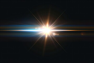 horizontal overlay light bokeh flare flash black background glow explosion